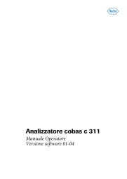 Roche cobas c 311 - Operator's manual, quick guide, Reference guide
