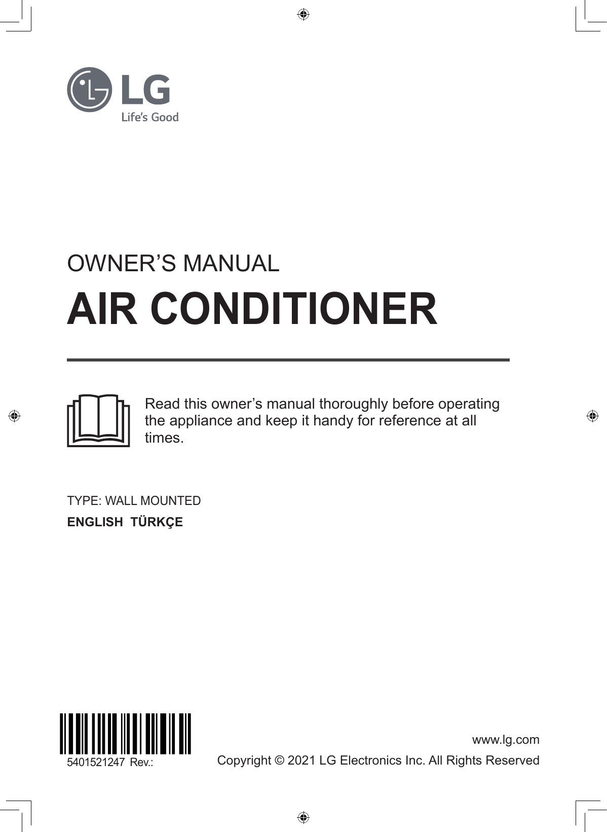 Lg Ac18bh Ac12bh Dc09rth Dc12rth Dc18rh Dc24rh User Manual Manualzz