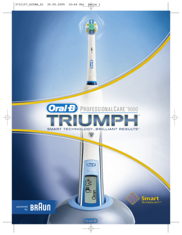 Braun ORALB PROFESSIONALCARE 9000 Owner's Manual | Manualzz