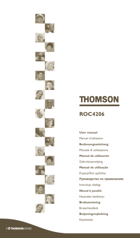 Thomson ROC4206 4in1 मालिक नियमावली | Manualzz