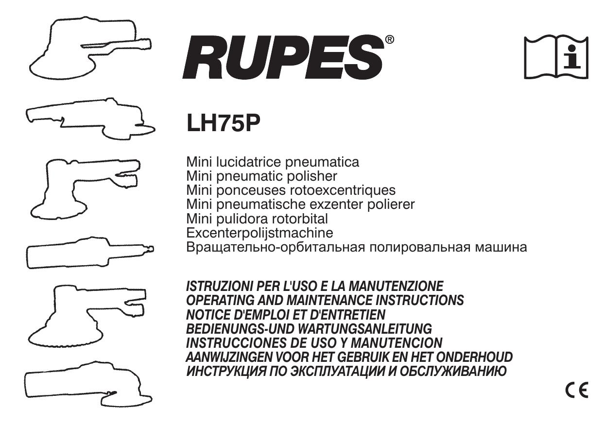 Rupes LH75P Owner Manual