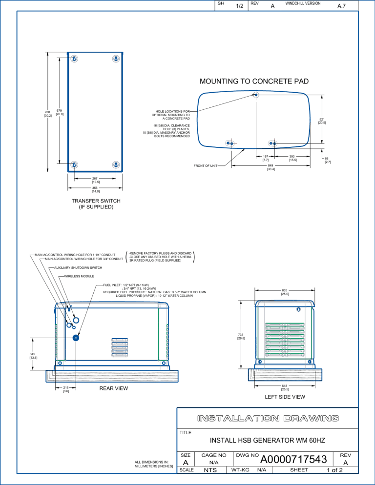 Generac 24 kW G0072090 User manual | Manualzz