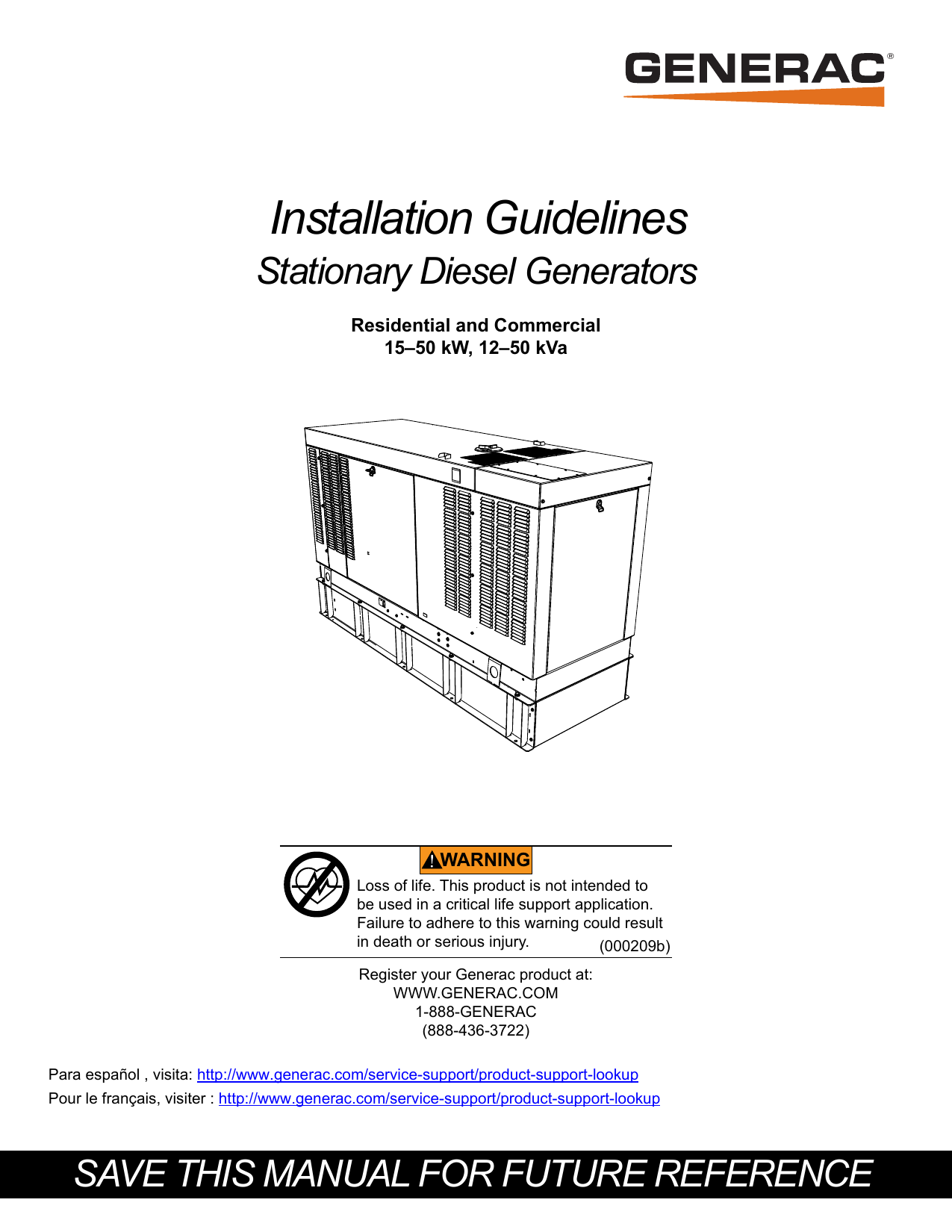 Generac 48kw Generator Manual