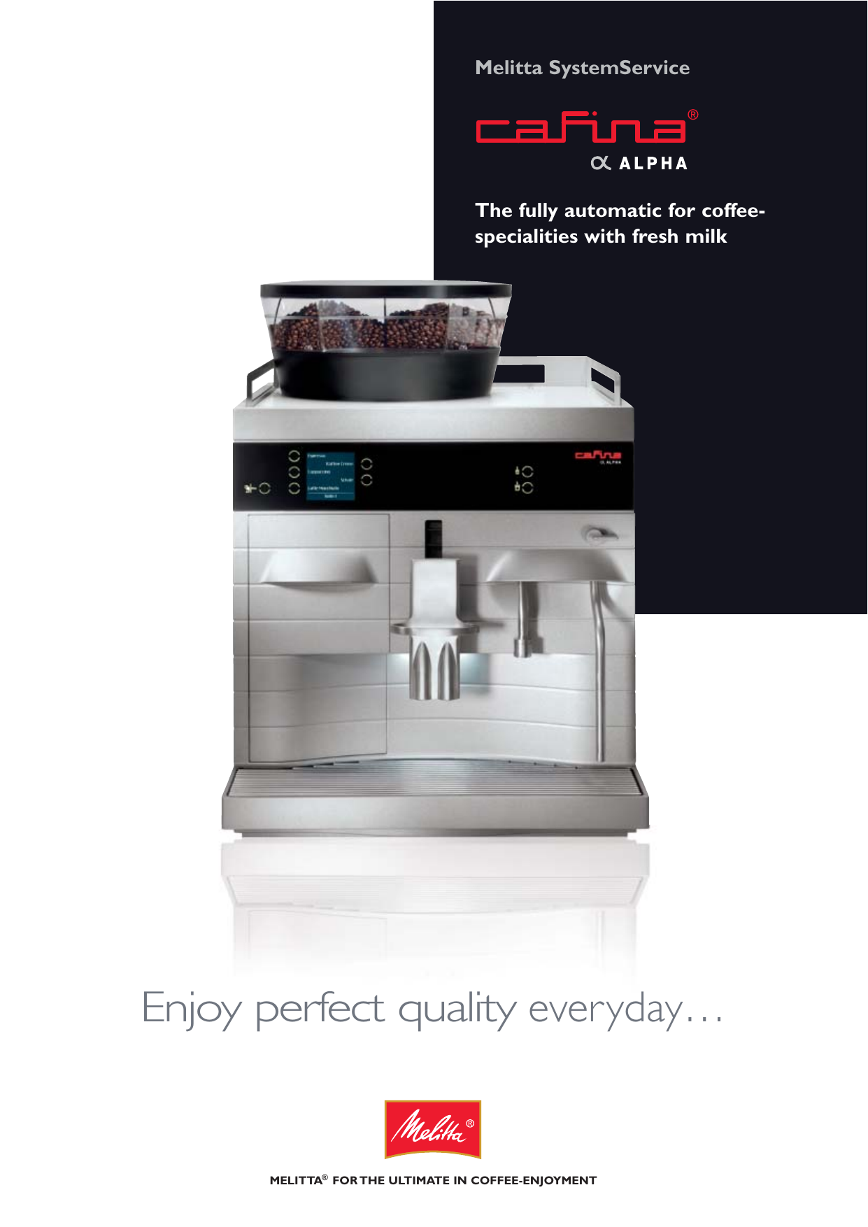 Melitta ALPHA Owner Manual | Manualzz