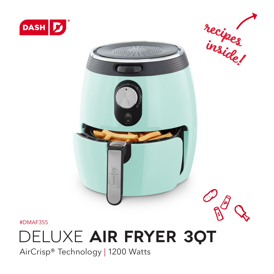 Dash DFAF455GBAQ01 Deluxe Electric Air Fryer + Oven Cooker