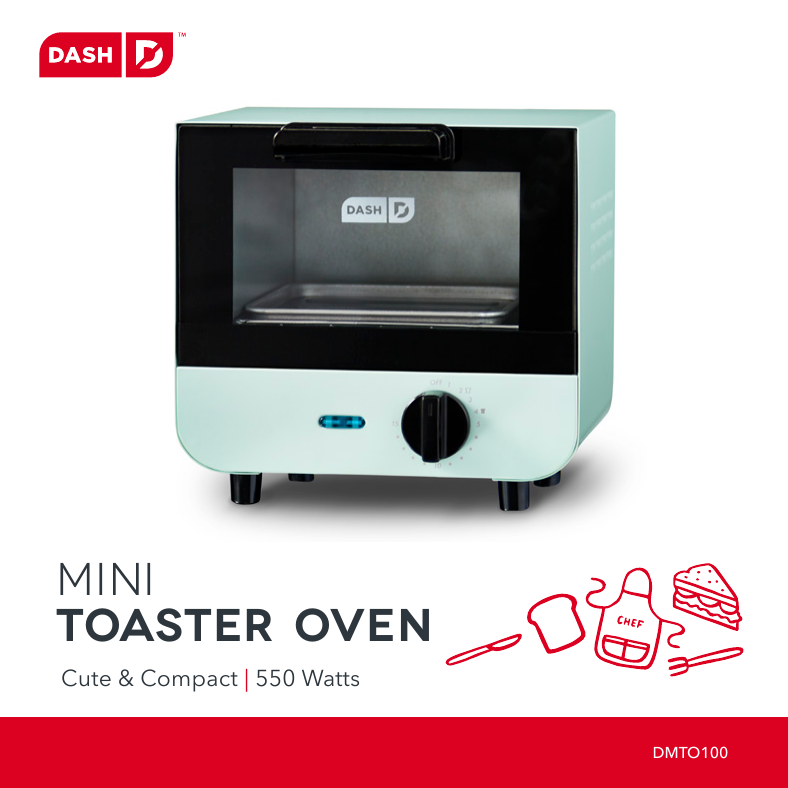 User manual Dash Mini Toaster Oven DMTO100GBAQ04 (English - 32 pages)