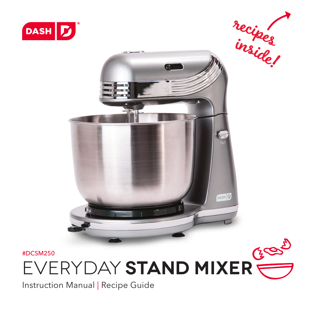 Dash Everyday Stand Mixer Owner's Manual Manualzz