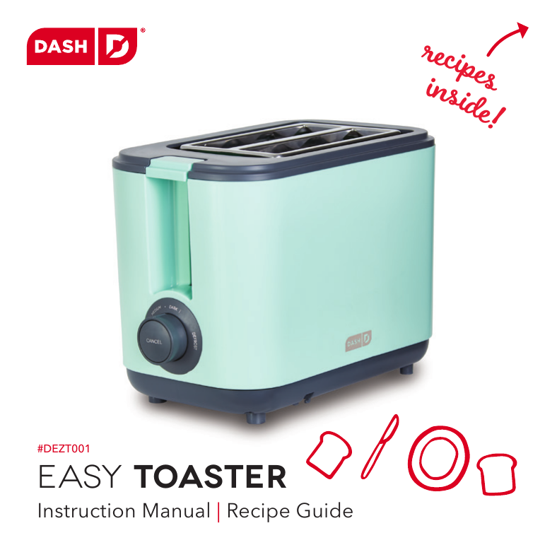 Dash Easy Toaster Owner's Manual Manualzz