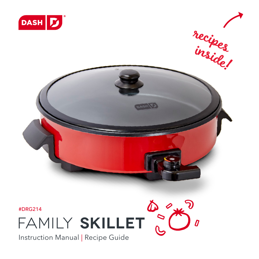 Dash Family Size Skillet Owner's Manual Manualzz