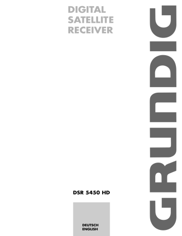 Grundig DSR 5450 HD Owner Manual | Manualzz