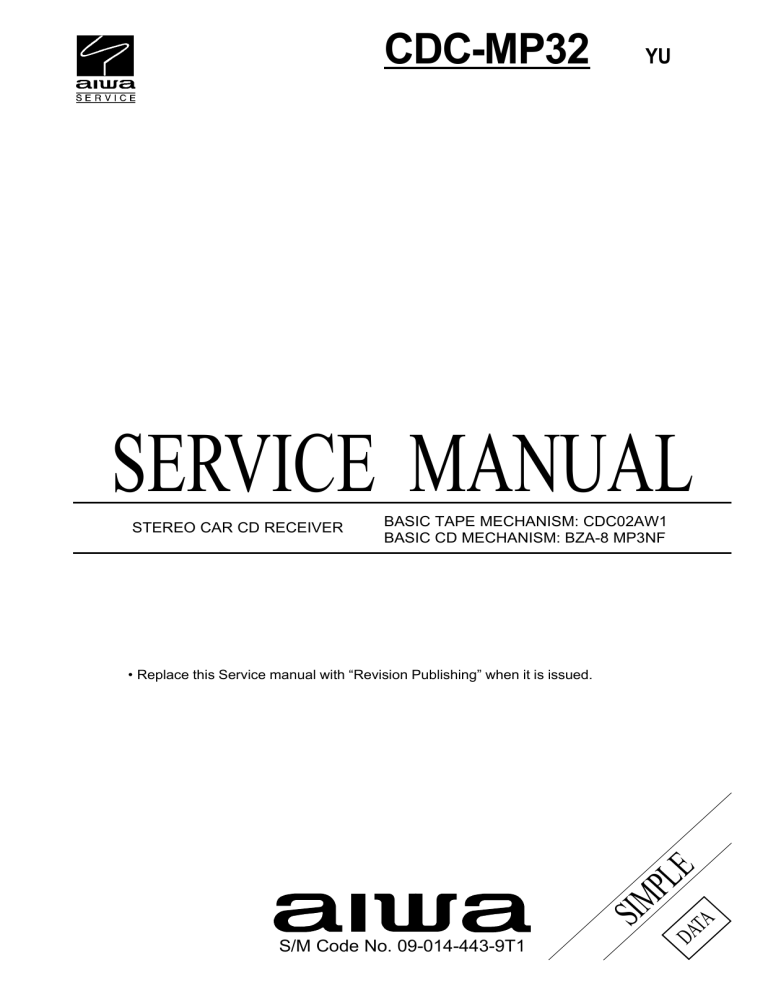 Aiwa CDC-MP32 User manual | Manualzz