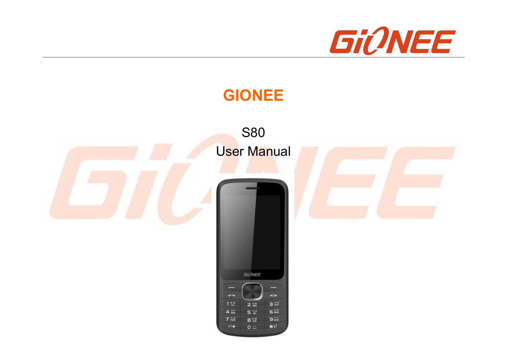 gionee s80 body