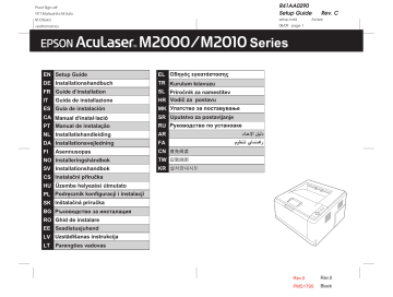 Epson ACULASER M2000DN Owner's Manual | Manualzz