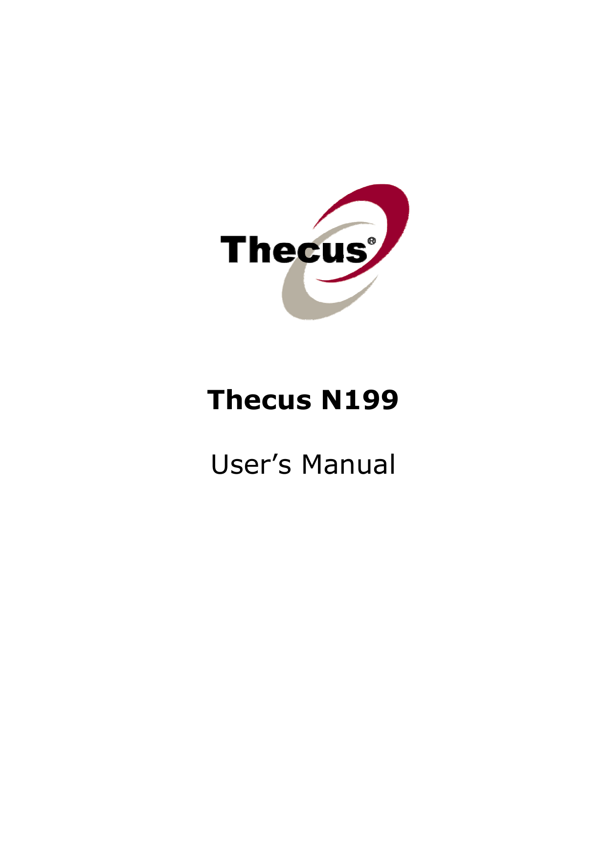 Thecus Technology Thecus N199 User Manual Manualzz