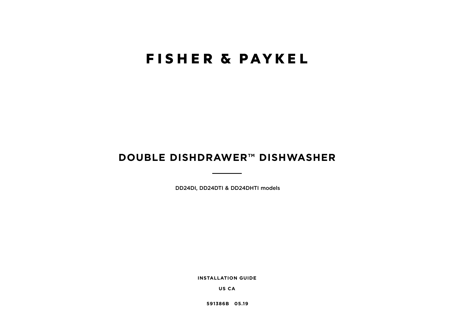Fisher & Paykel DD24STX6I1 24 Inch Fully Integrated Smart