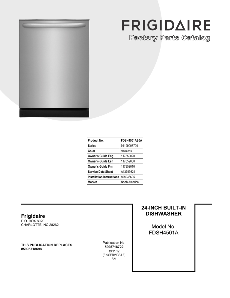 Frigidaire FDSH4501AS User guide Manualzz