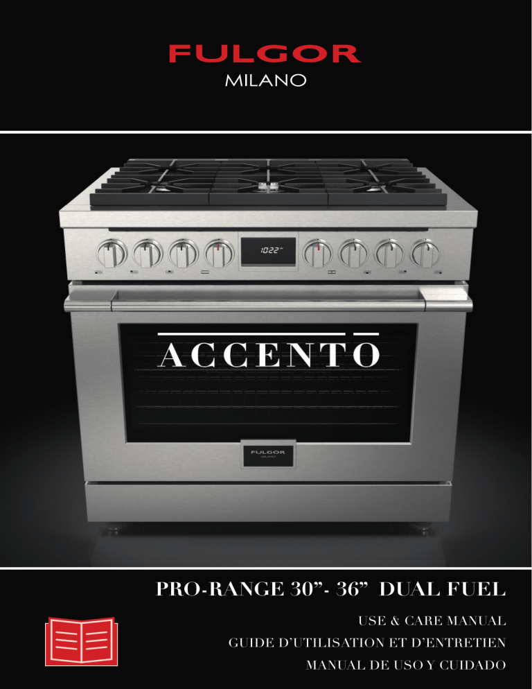 Fulgor Milano F4PDF366S1 Owner's manual Manualzz