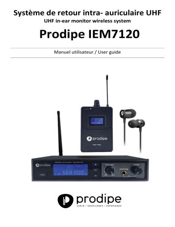 In-ear monitors In-ear monitors IEM 7120 Prodipe