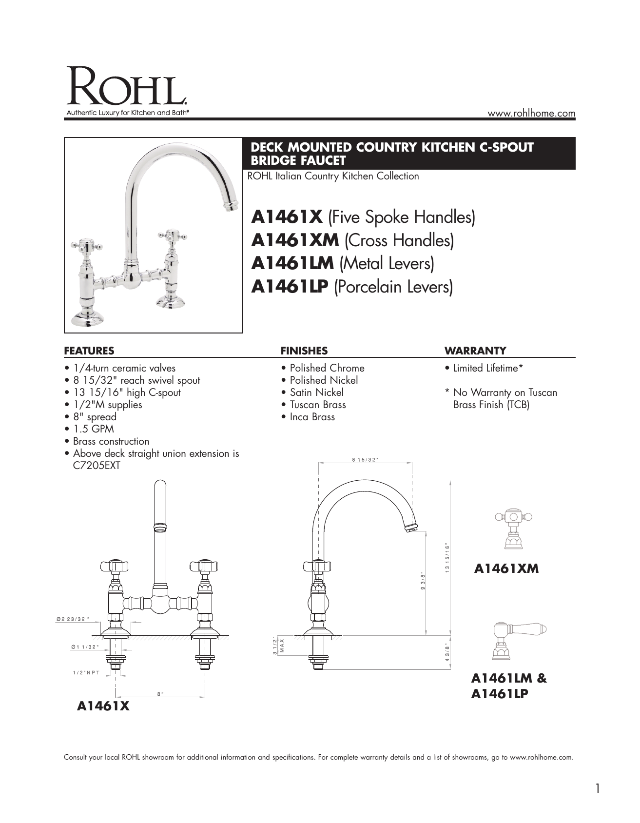 Rohl Country Kitchen Faucet Manual | Dandk Organizer