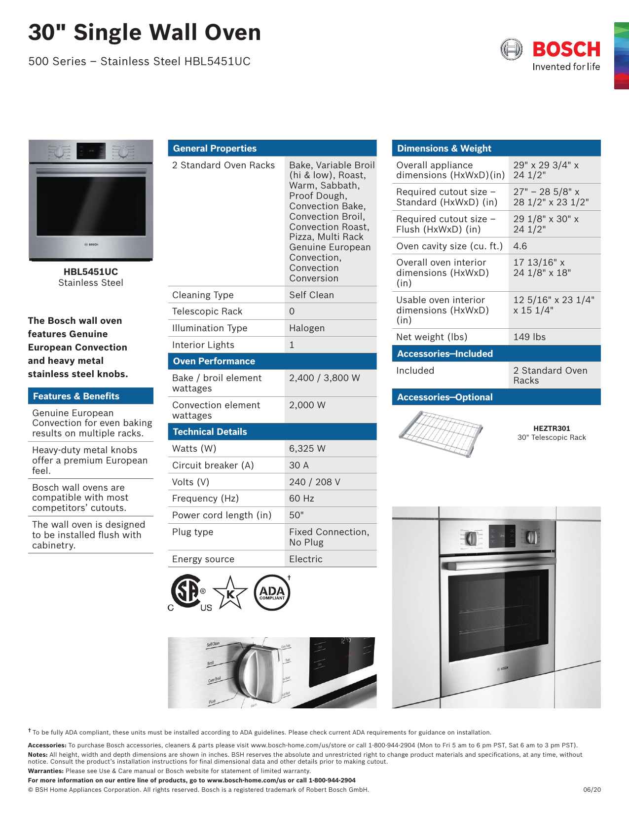 bosch hbl5451uc manual