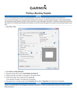 Garmin GPSMAP 1222xsv Plus bundel - Important information, Installation