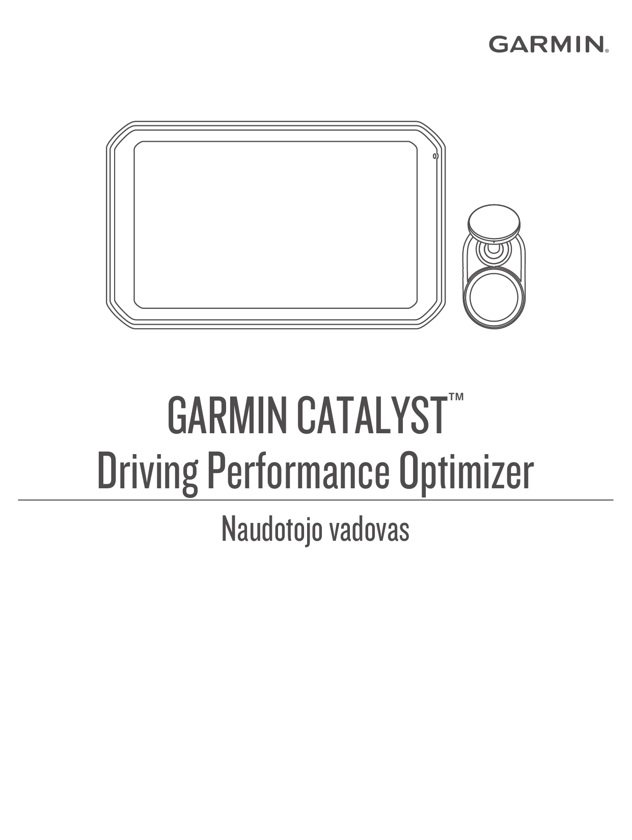 Garmin Catalyst Driving Performance Optimizer Savininko Vadovas Manualzz