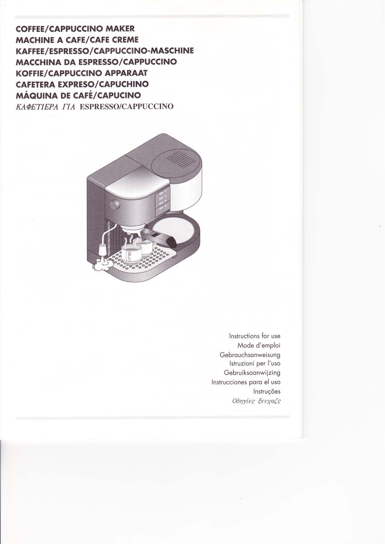 DeLonghi CORTINA BCO 250 Owner s manual Manualzz