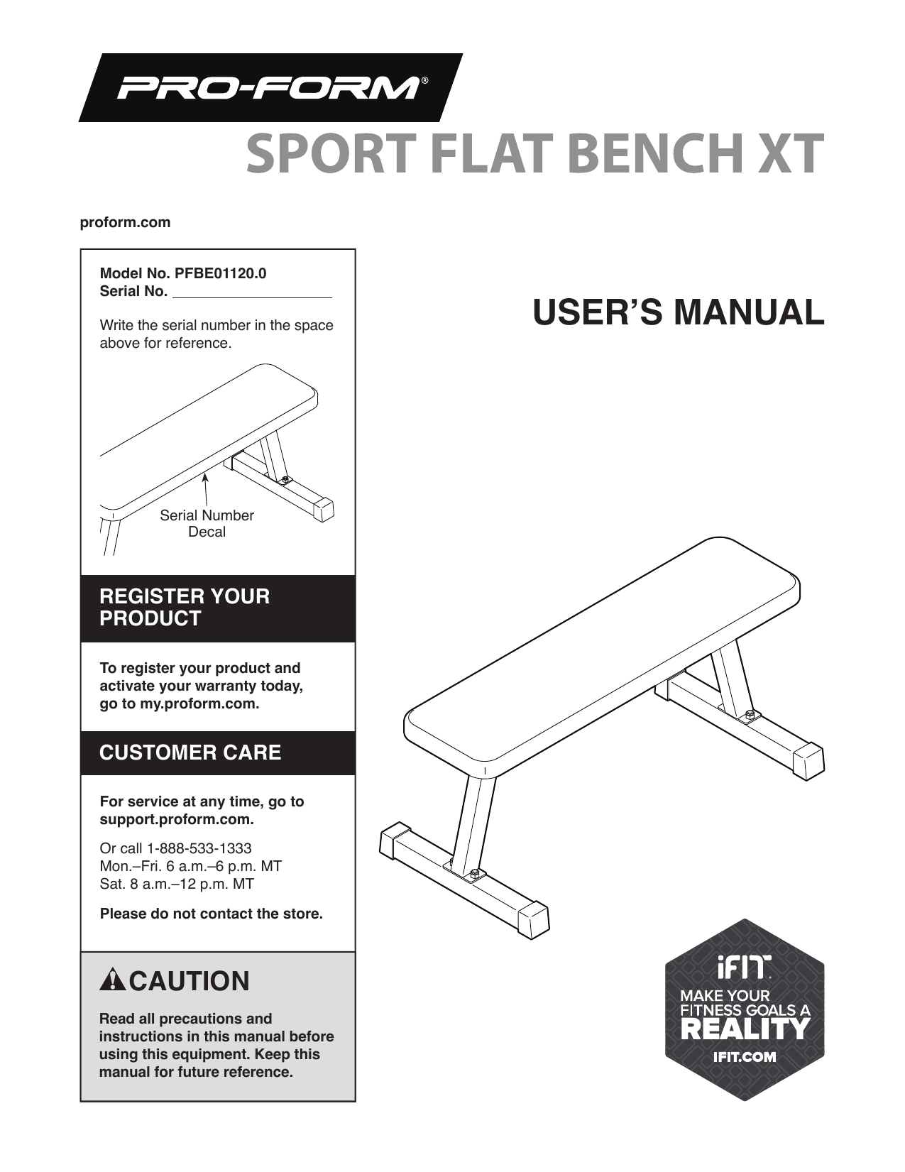 Proform sport flat online bench xt