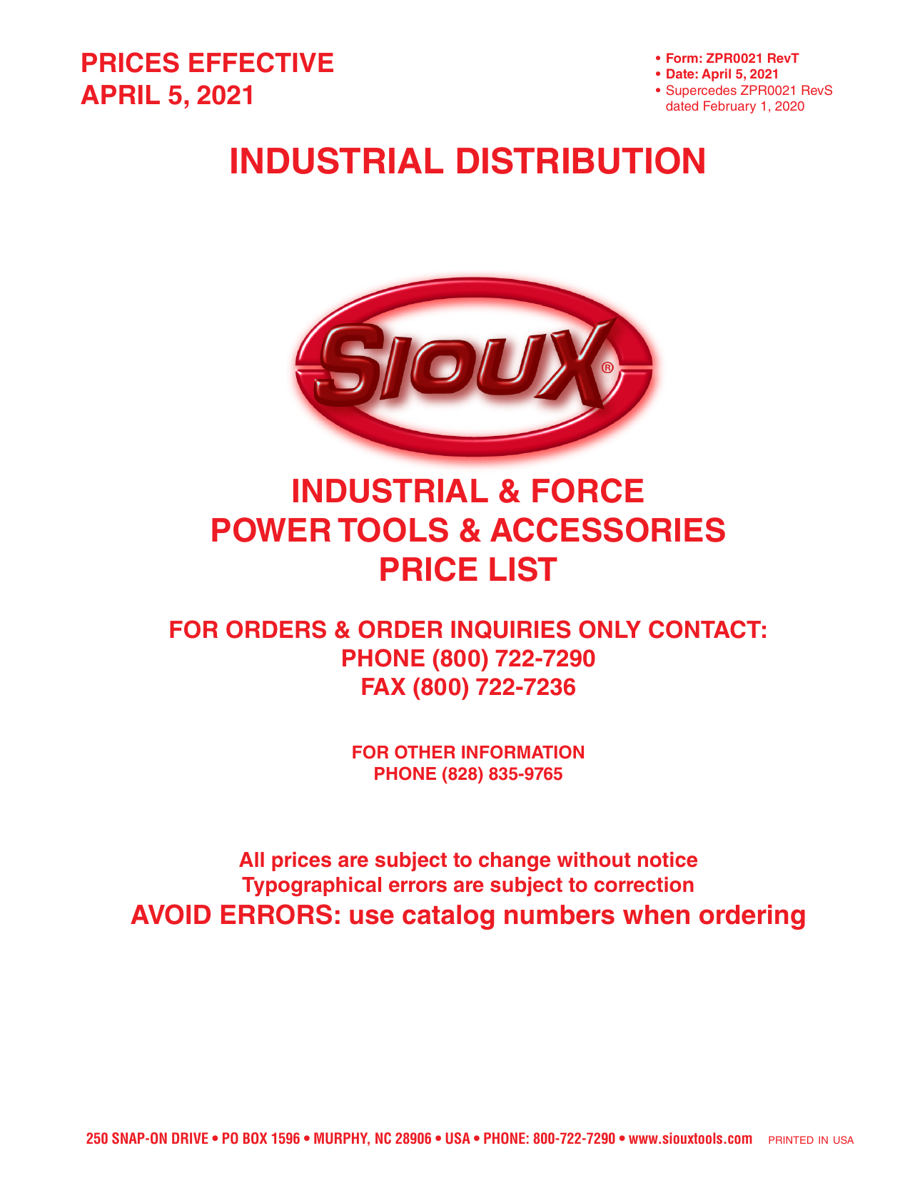 Sioux Tools 5560 Force Sanders and Polisher Owner's Manual | Manualzz