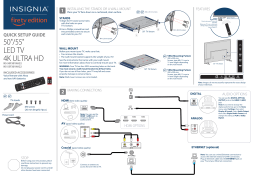 Insignia NS-55F301NA22 - Quick Setup guide, User manual, User guide