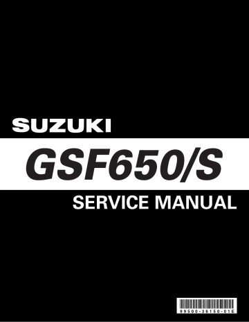 Suzuki GSF650, GSF650S Service Manual | Manualzz