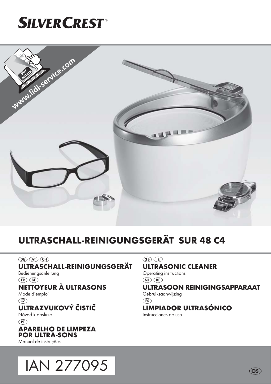 Silvercrest SUR 48 C4 User manual | Manualzz | Bodenwischer