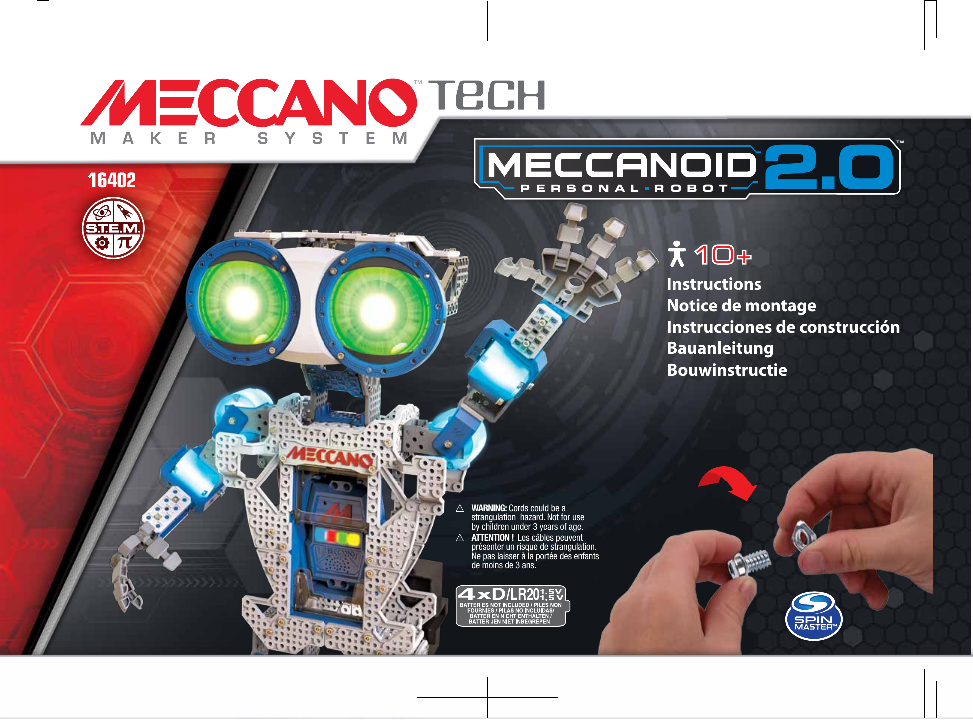 M 201 Meccano Meccanoid G15 Personal Robot Part 