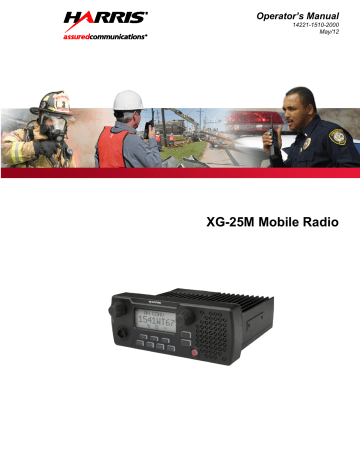 Harris XG-25M User manual | Manualzz