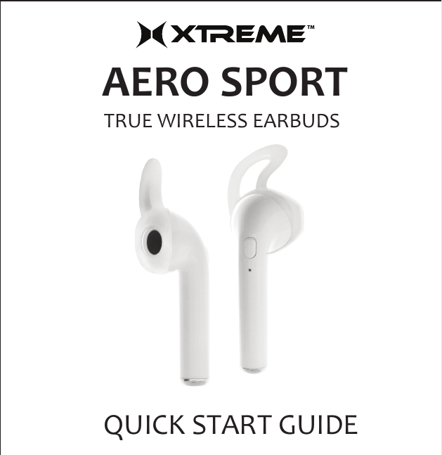 Xtreme XBE9 0112 Aero Sport True Wireless Earbuds Accessories Kit