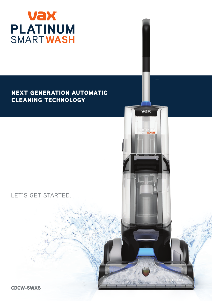 Vax Platinum Smartwash Carpet Cleaner Owner Manual Manualzz