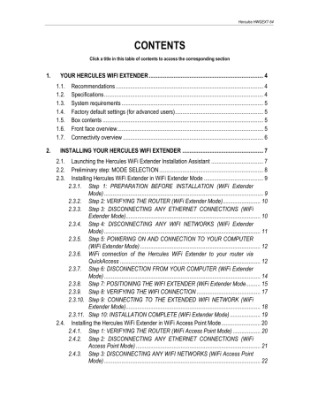 Hercules HWGEXT-54 Owner Manual | Manualzz