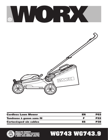 Worx WG743 WG911 Owner s manual Manualzz