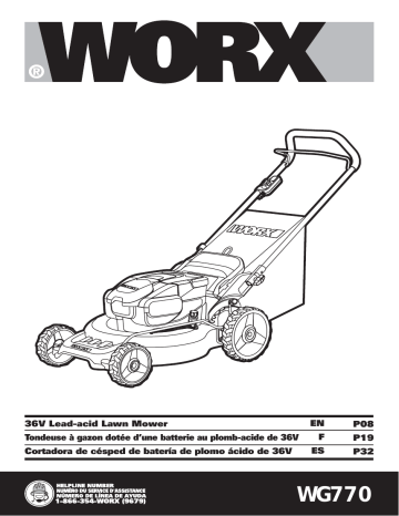 WORX WG770 36V Cordless 19