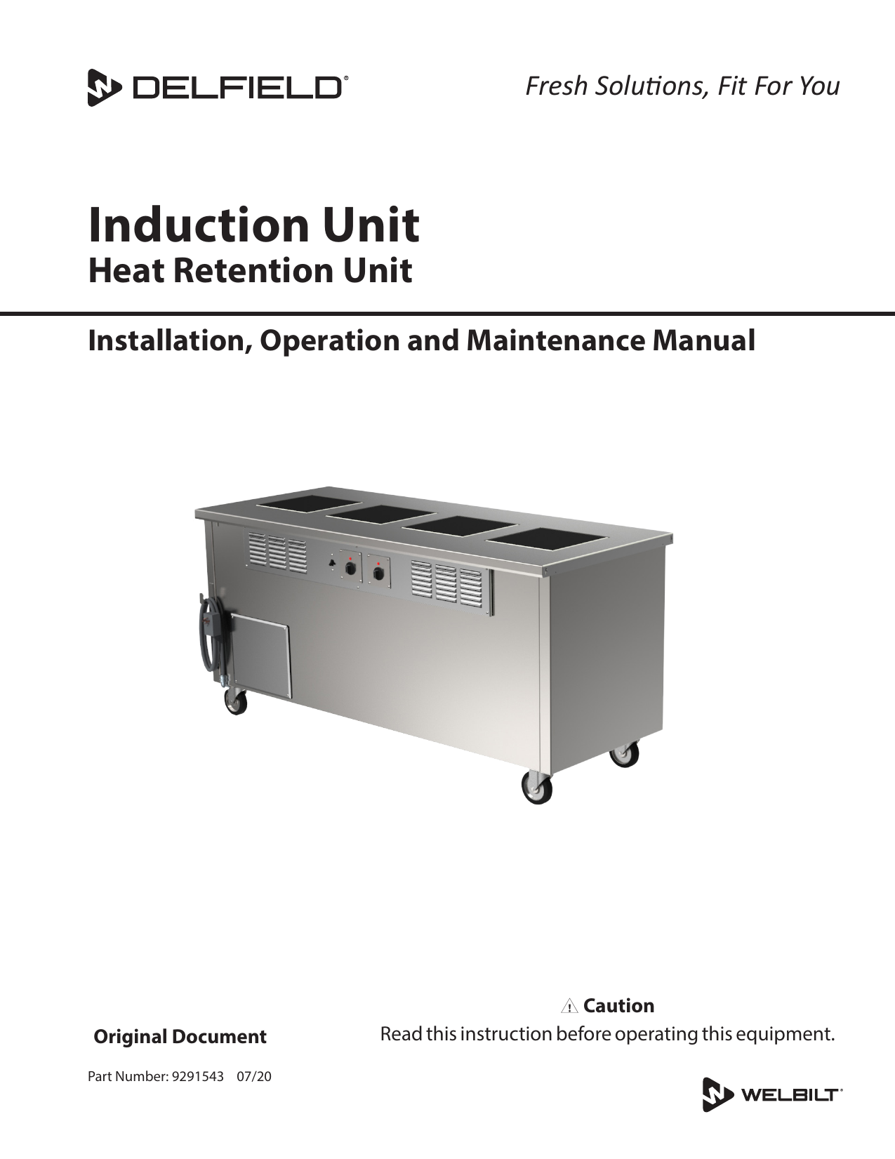 Delfield - Induction Built-in Griddle Line - Model GI-SH/GR/IN 5000