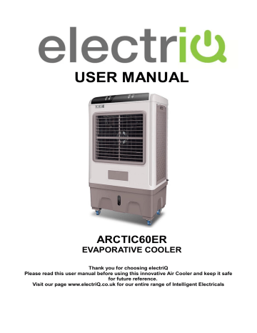 Electriq 16l portable evaporative air deals cooler