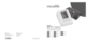 BP N2 Easy - Semi-Automatic Blood Pressure Monitor - Microlife AG