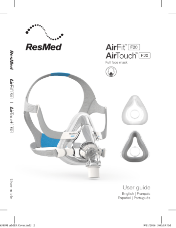 ResMed AirFit F20 and AirTouch F20 Full Face Mask, AirTouch F20, AirFit ...