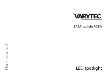 Varytec BAT.Trusslight RGBW User Manual | Manualzz