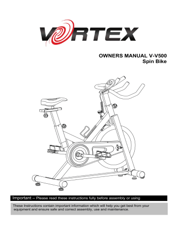 Vortex V V500 Owner s Manual Manualzz