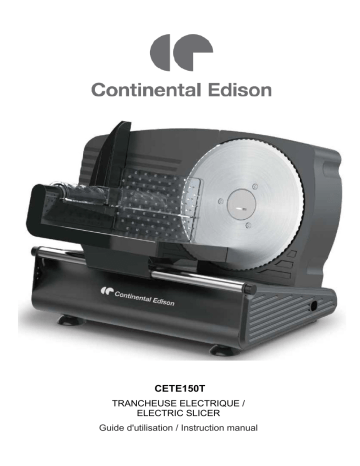 Continental Edison CETE150T User Manual | Manualzz