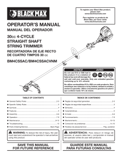 Blackmax  4-Cycle 18 Straight Shaft Attachment Capable String