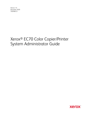 Xerox Color EC70 Printer Administration Guide | Manualzz