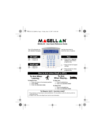 Magellan MG32LCD User Quick Reference Manual | Manualzz