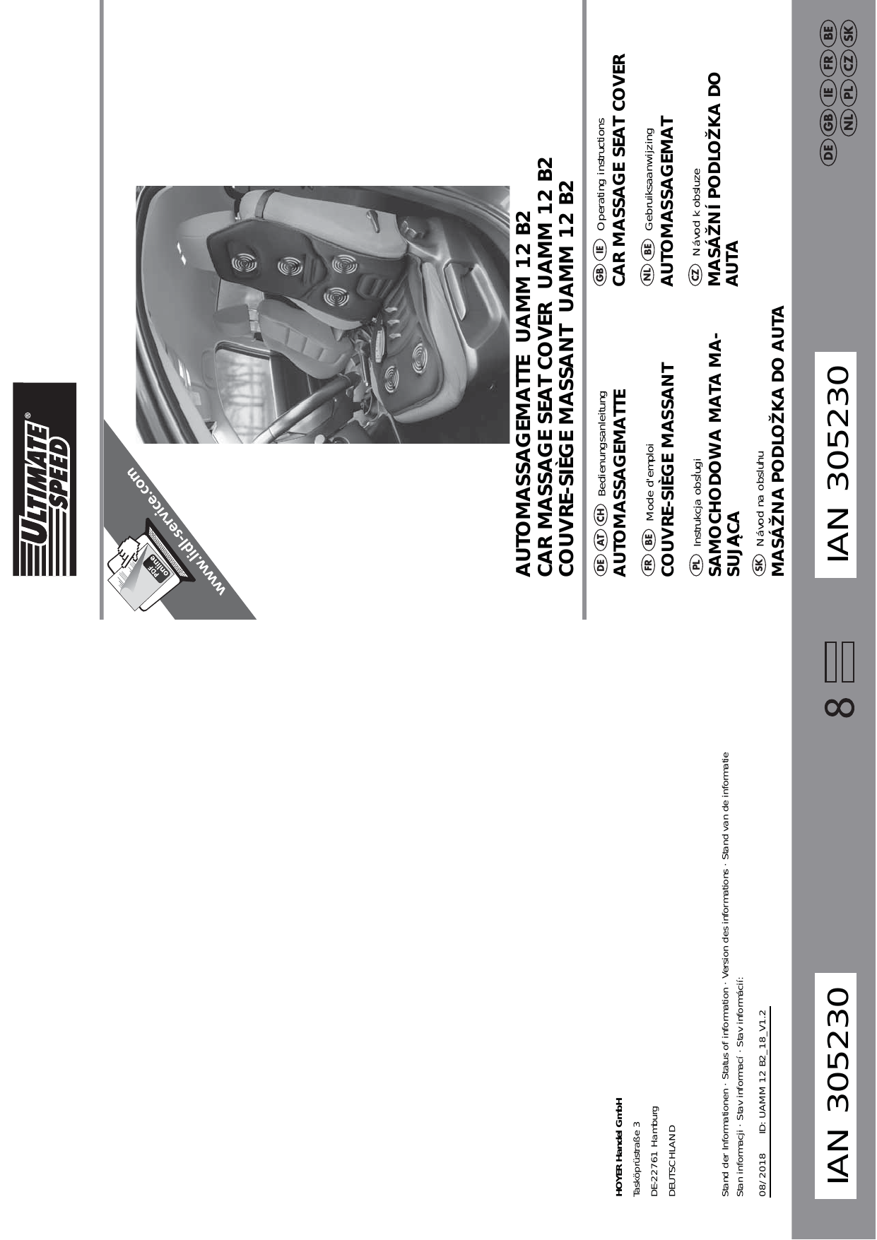ULTIMATE SPEED UAMM 12 B2 Operating Instructions Manual | Manualzz